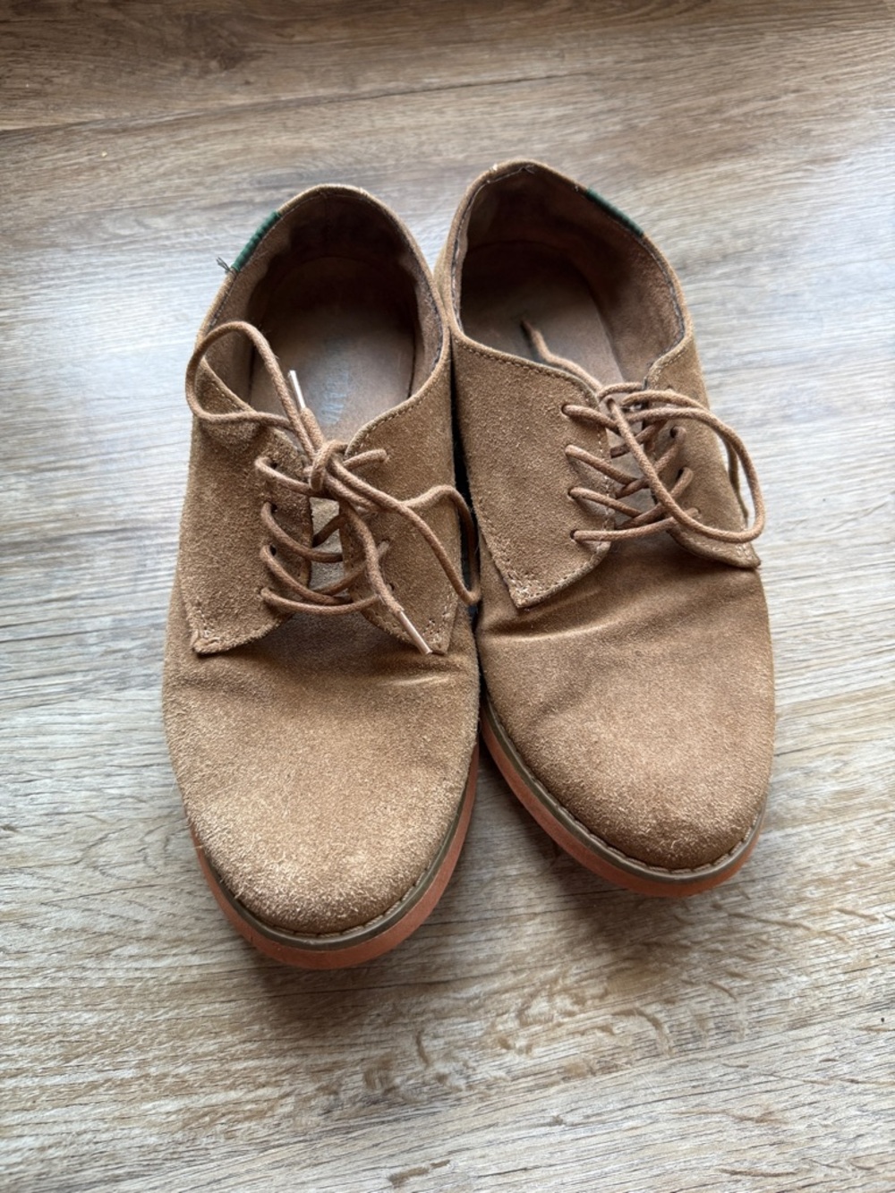 Women’s Suede Eastland Derby Shoes - Classic Lace-Up